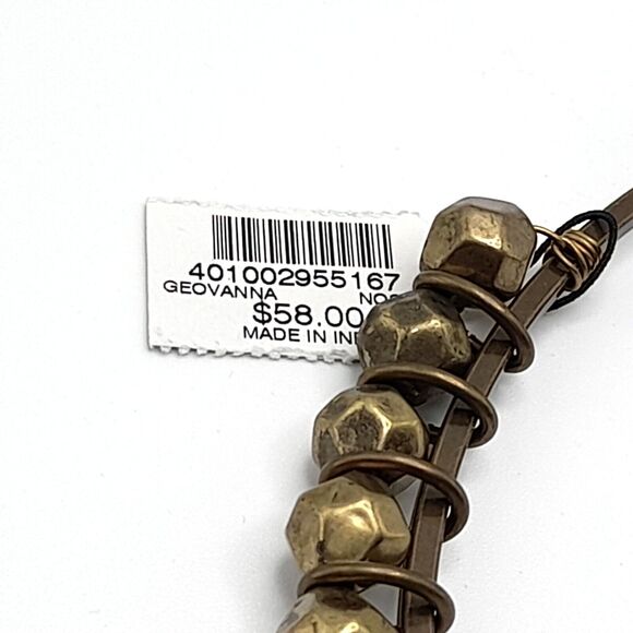 Chico's Collar Necklace, Semi-Precious Stones, 16", NWT, Made in India - Picture 11 of 13